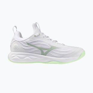 Încălțăminte de volei pentru femei Mizuno Wave Luminous Elite white/aqua gray/ambrosia
