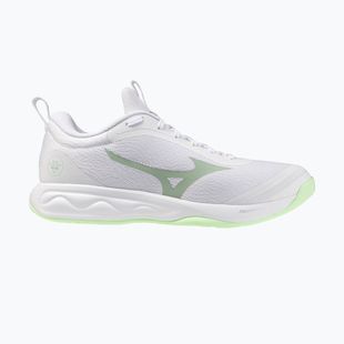 Încălțăminte de volei pentru femei Mizuno Wave Luminous Pro white/aqua gray/ambrosia