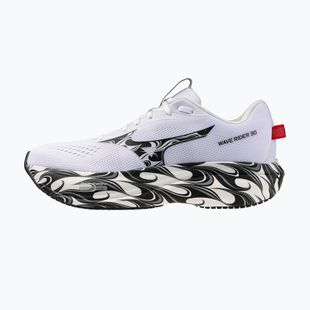 Încălțăminte de alergare pentru bărbați Mizuno Wave Rider 30 Disclosure white/black/high risk red