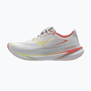 Încălțăminte de alergare pentru femei Mizuno Sky Prime gf white/lime pulp/lava orange