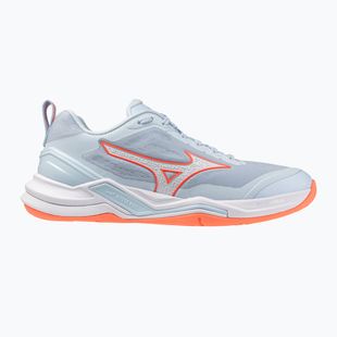 Încălțăminte de handbal pentru femei Mizuno Wave Stealth Elite blue finch/white