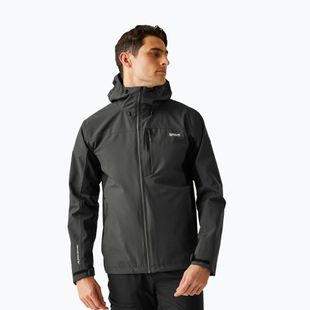 Geacă softshell pentru bărbați REGATTA Birchdale II ash/black