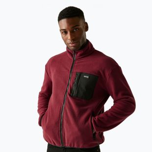 Bluză polar pentru bărbați REGATTA Frankie Full Zip dark maroon