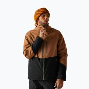 Geacă de ploaie pentru bărbați REGATTA Highton Stretch Padded nut brown/black