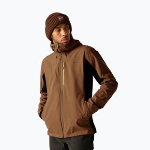 Geacă softshell pentru bărbați REGATTA Birchdale II nut brown/black