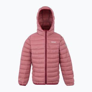 Geacă pentru copii REGATTA Hooded Marizion dusty rose/dark pimiento