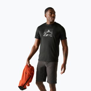 Tricou de trekking pentru bărbați REGATTA Fingal black