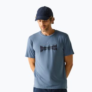 Tricou de trekking pentru bărbați REGATTA Fingal Stretch china blue