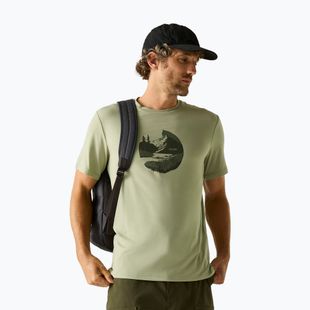Tricou de trekking pentru bărbați REGATTA Fingal Stretch light sage