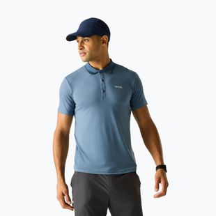 Tricou de trekking pentru bărbați REGATTA Polo Maverikstretch china blue