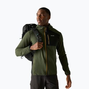 Bluză fleece pentru bărbați REGATTA Alven dark khaki/black