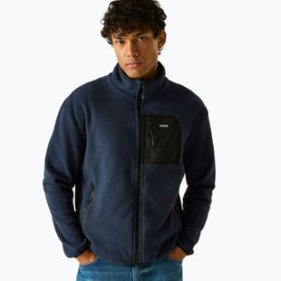 Bluză fleece pentru bărbați REGATTA Frankie Full Zip Fleece navy/black