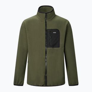 Bluză fleece pentru bărbați REGATTA Frankie Full Zip Fleece dark khaki/black