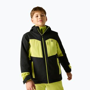 Geacă de schi pentru copii Dare2B Rip It Jacket black/wild lime