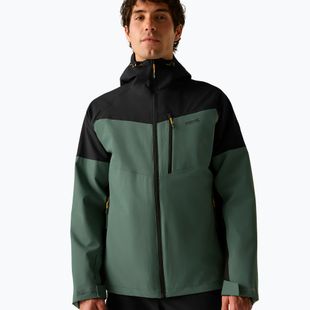 Geacă 3în1 pentru bărbați REGATTA Wentwood 3in1 dark forest green/black