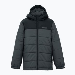 Geacă izolată pentru copii REGATTA Lofthouse black/seal grey