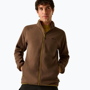 Bluză fleece pentru bărbați Regatta Hadfield ground coffee