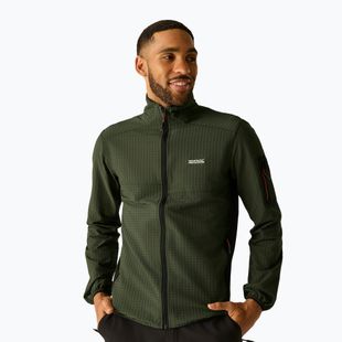 Bluză pentru bărbați REGATTA Baslinn dark khaki/black