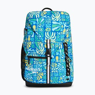 Rucsac de înot Speedo Team Printed 35 l imprimeu de vară deep sapphire