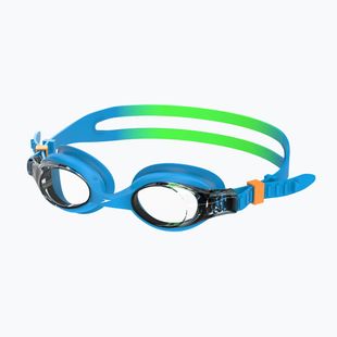 Ochelari de înot pentru copii Speedo Skoogles azure blue/fluro green/fluro orange/clear