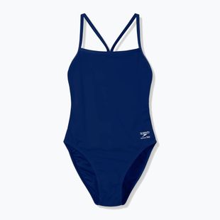 Costum de baie întreg pentru femei Speedo Solid Endurancex V-Back 2.0 team navy