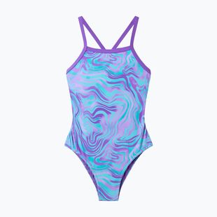 Costum de baie întreg pentru copii Speedo Print Thinstrap pace purple