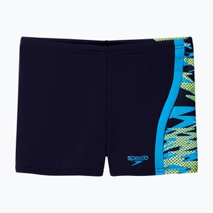 Boxeri de baie pentru băieți Speedo Hyperboom Splice Aquashort anthracite/hyper teal