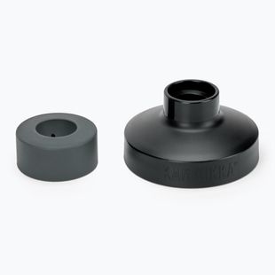 Dop de sticlă cu pai Kambukka Monza grey/black