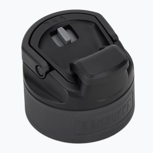 Capac pentru cană Kambukka 3în1 Hydration Elton black steel