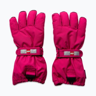 Mănuși de schi pentru copii LEGO Lwatlin 700 dark pink
