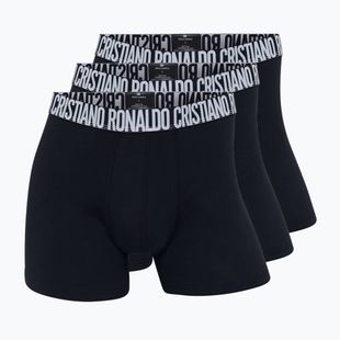 Boxeri pentru bărbați CR7 Basic Trunk 3 pack black