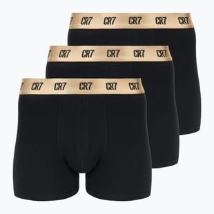 Boxeri pentru bărbați CR7 Basic Trunk 3 perechi black
