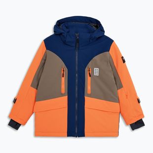Geacă de schi pentru copii LEGO Lwjian 713 orange