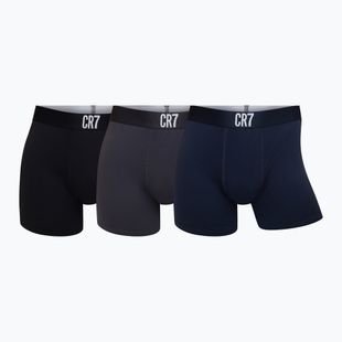 Boxeri pentru bărbați CR7 Trunk Airmesh 3 pack multicolour