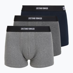 Boxeri pentru bărbați CR7 Basic Trunk 3 pack multicolour