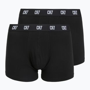 Boxeri pentru bărbați CR7 Fashion Trunk 2 pack black