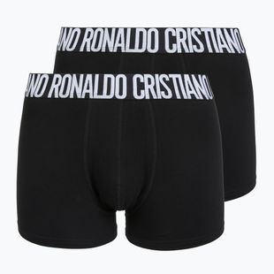 Boxeri pentru bărbați CR7 Fashion Trunk 2 pack black