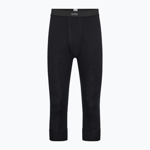 Colanți termoactivi pentru bărbați Dovre Wool Long Johns 3/4 black
