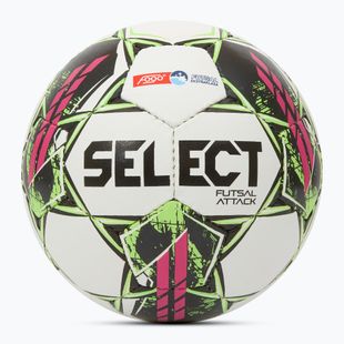 Minge de fotbal SELECT Futsal Attack Fogo Ekstraklasa white/pink mărimea 4