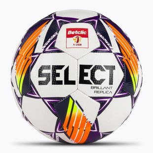 Minge de fotbal SELECT Brillant Replica Betclic 1 Liga v24 white/purple