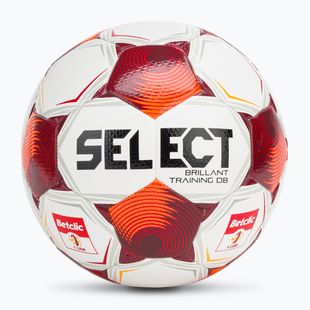 Minge de fotbal SELECT Brillant Training Betclic v25 white/red mărimea 4