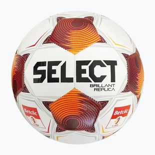 Minge de fotbal SELECT Brillant Replica Betclic v25 white/red mărimea 4