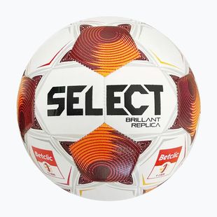 Minge de fotbal SELECT Brillant Replica Betclic v25 white/red mărimea 5