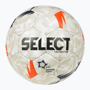 Minge de handbal SELECT Ultimate EHF European League V26 Replica rozmiar 2 white/black/orange