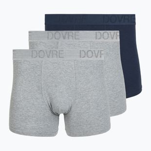 Boxeri termoactivi pentru bărbați Dovre Tights 3 pack grey