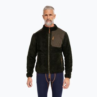 Bluză fleece pentru bărbați Dovre Teddy Fleece green