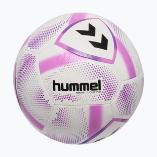 Minge de fotbal Hummel HML Aerofly Light 290 white/purple mărimea 3