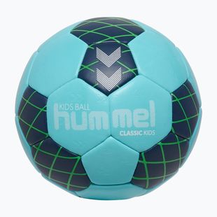 Minge de handbal pentru copii Hummel Classic HB Jr light blue/marine/green size 0.0