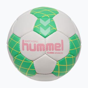 Minge de handbal Hummel Classic Advanced HB off white/green/yellow size 2