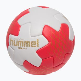 Minge de handbal Hummel Star Pro HB off white/red/gold size 3